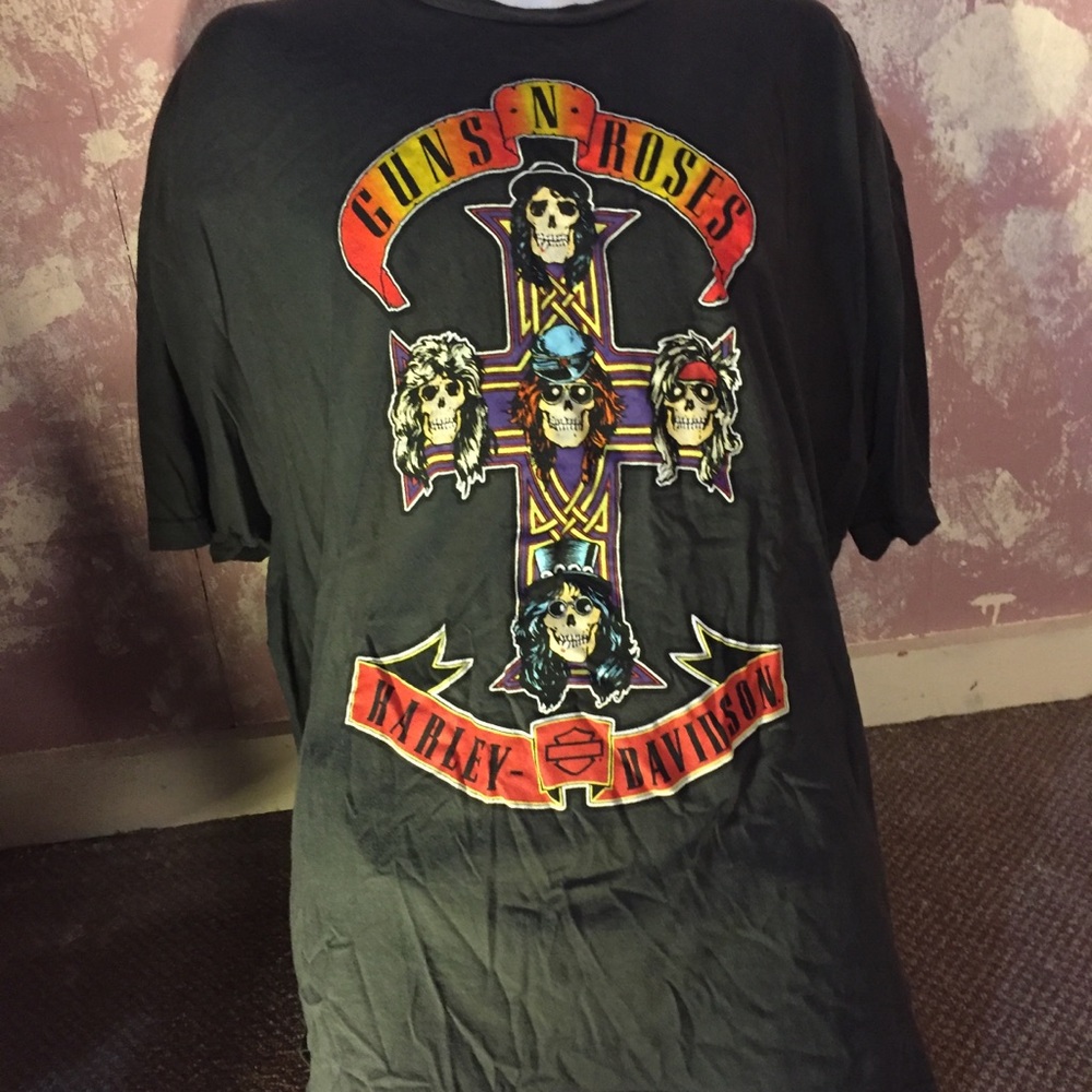 Guns & Roses Harley-Davidson XXXL T-shirt